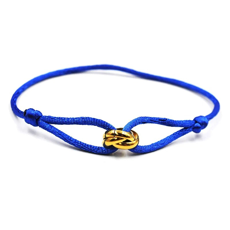 Carmiora - Metallverschluss Kordelarmband