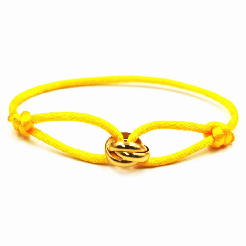 Carmiora - Metallverschluss Kordelarmband