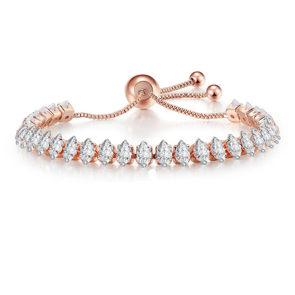 Chavri - Glamour Zirkon funkelndes Armband