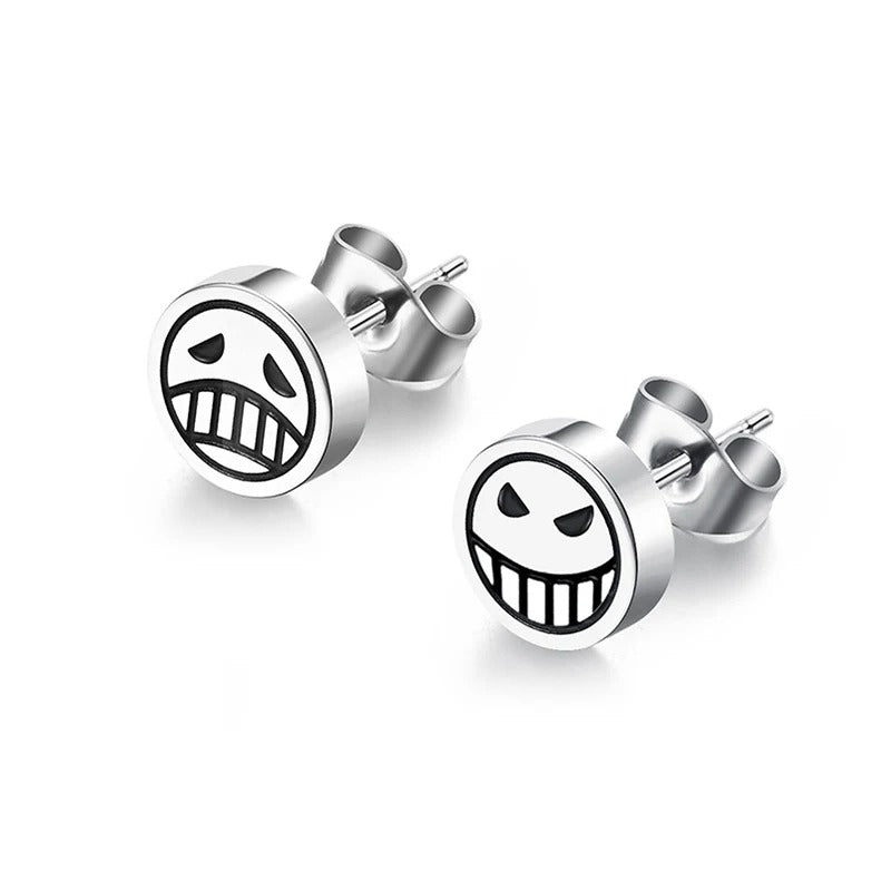 Carmiora - Ohrstecker Face Ohrringe