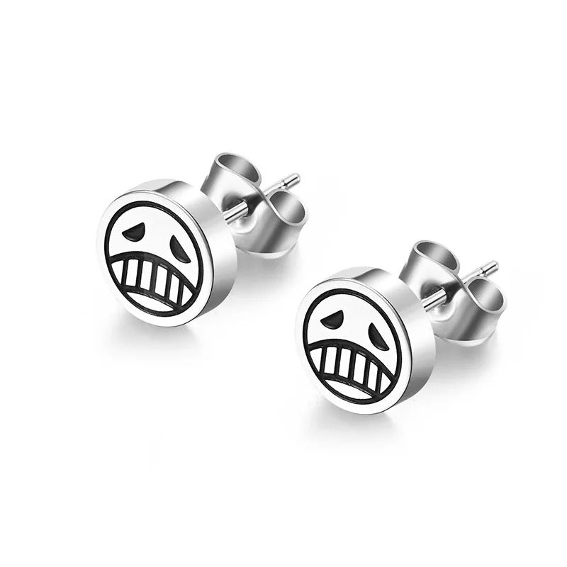 Carmiora - Ohrstecker Face Ohrringe
