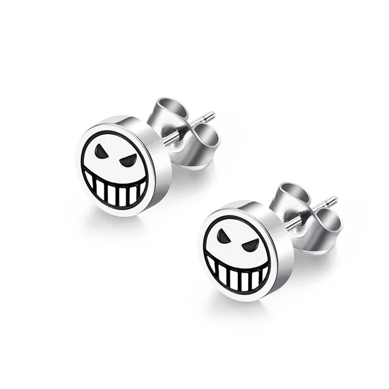Carmiora - Ohrstecker Face Ohrringe