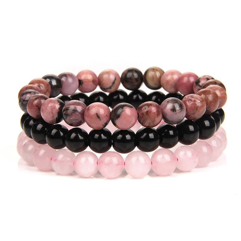 Carmiora - Naturstein-Armband-Set
