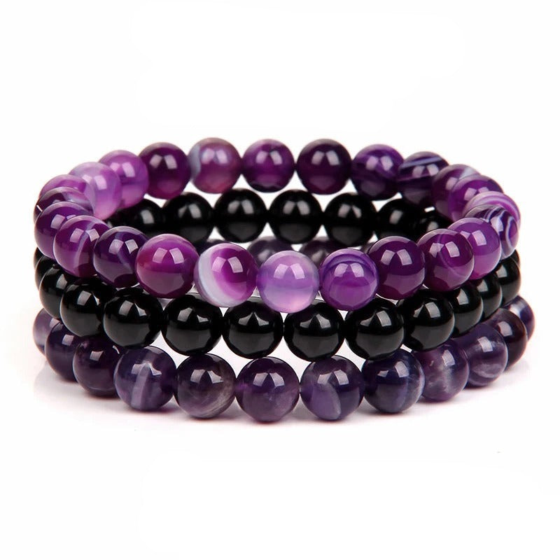 Carmiora - Naturstein-Armband-Set
