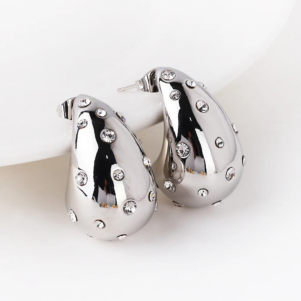 Carmiora - Liquid drop Zirkon Ohrringe