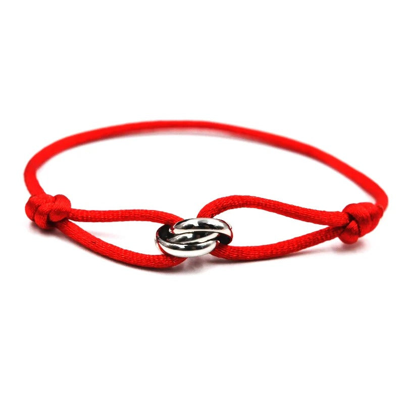 Carmiora - Metallverschluss Kordelarmband