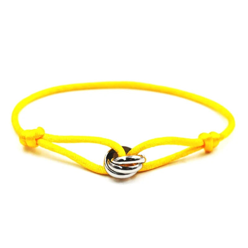 Carmiora - Metallverschluss Kordelarmband