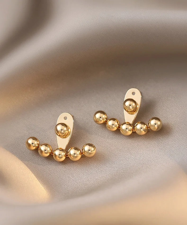 Carmiora - Herz Perlen Mode-Ohrringe