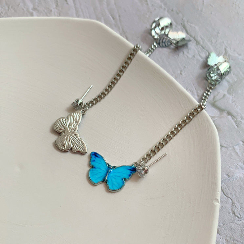 Schmetterlings-Ohrmanschetten- und Ohrring-Kollektion