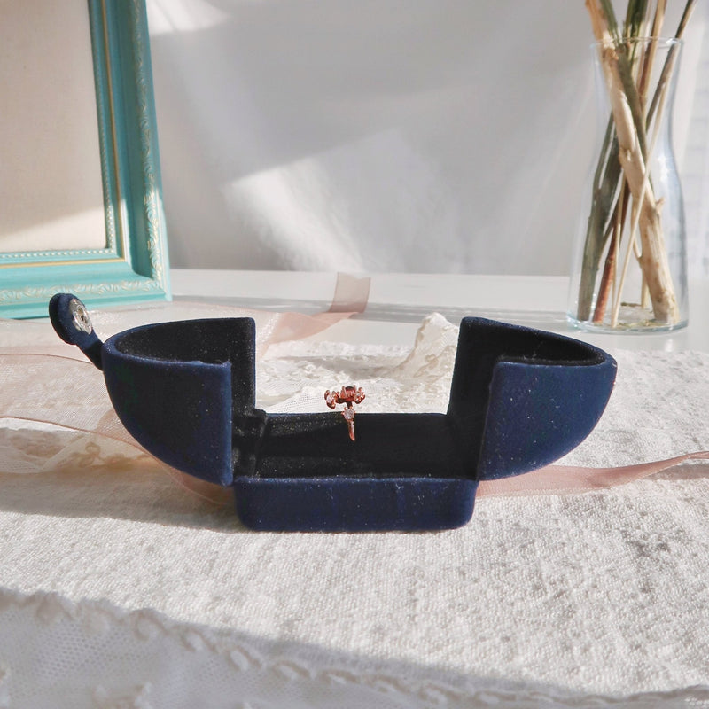 Schmuckschatulle aus Samt