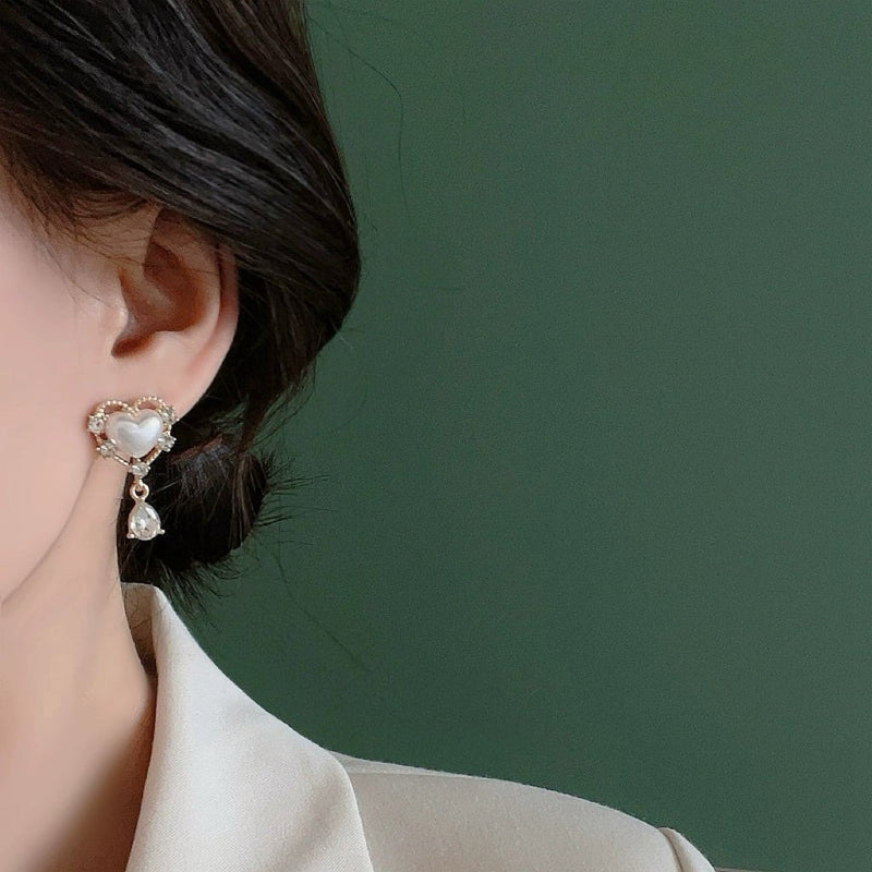 Vintage Herz Ohrringe - Carol