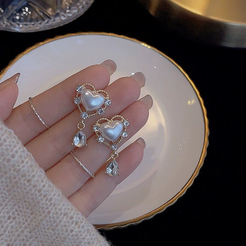 Vintage Herz Ohrringe - Carol