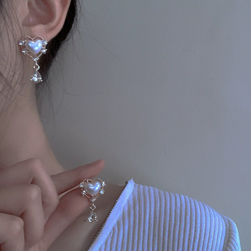 Vintage Herz Ohrringe - Carol