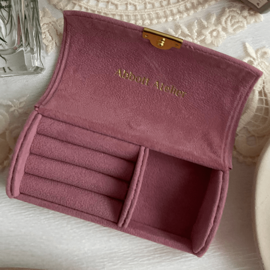 Vintage Schmuckschatulle (Rosa/Lila)