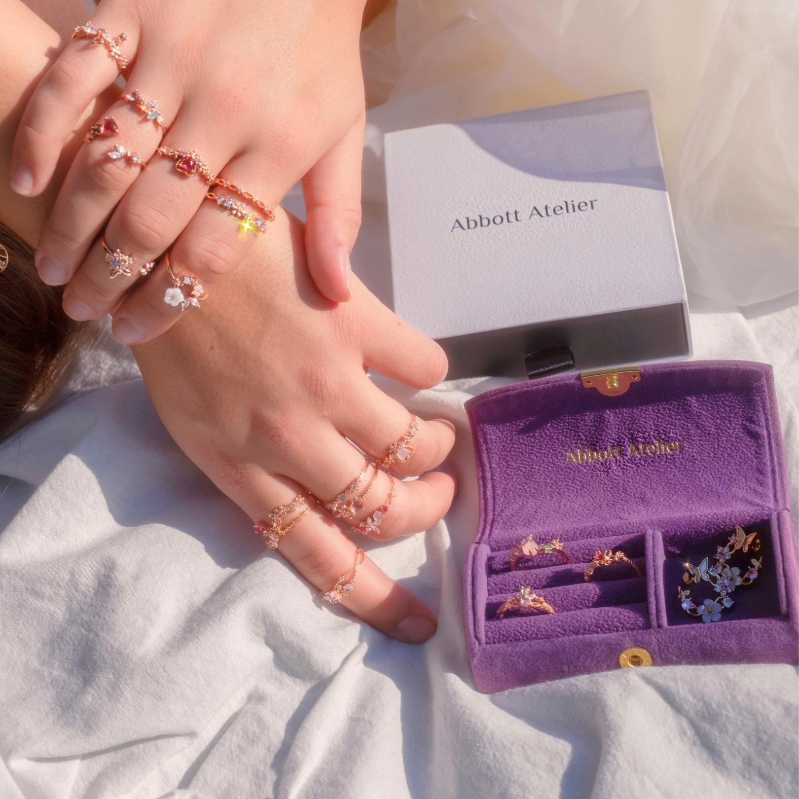 Vintage Schmuckschatulle (Rosa/Lila)