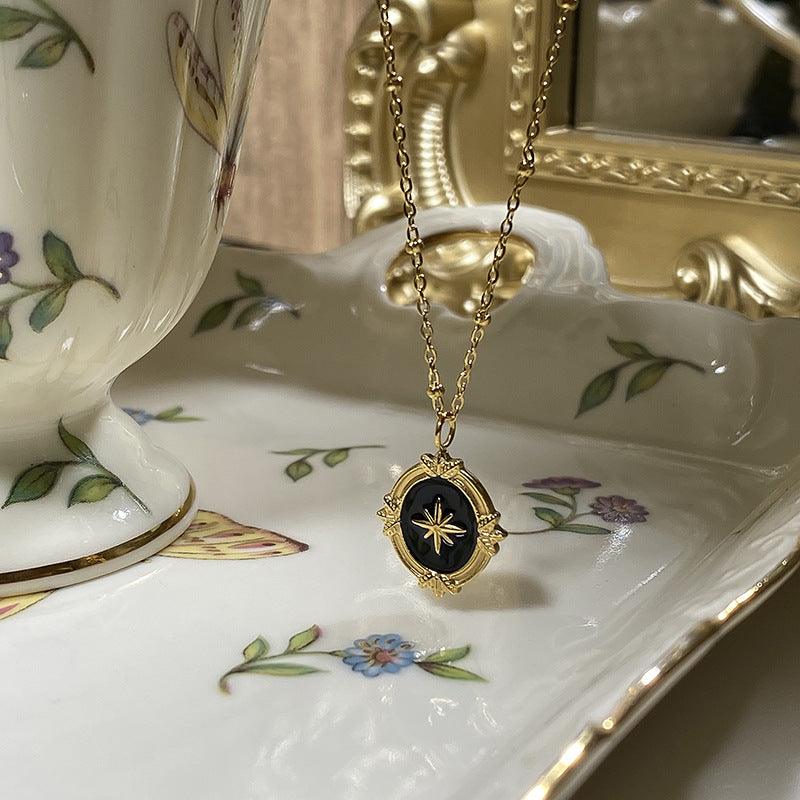 Vintage Polaris Halskette (massives Silber)