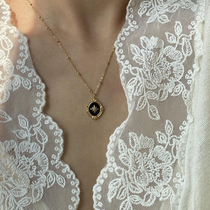 Vintage Polaris Halskette (massives Silber)