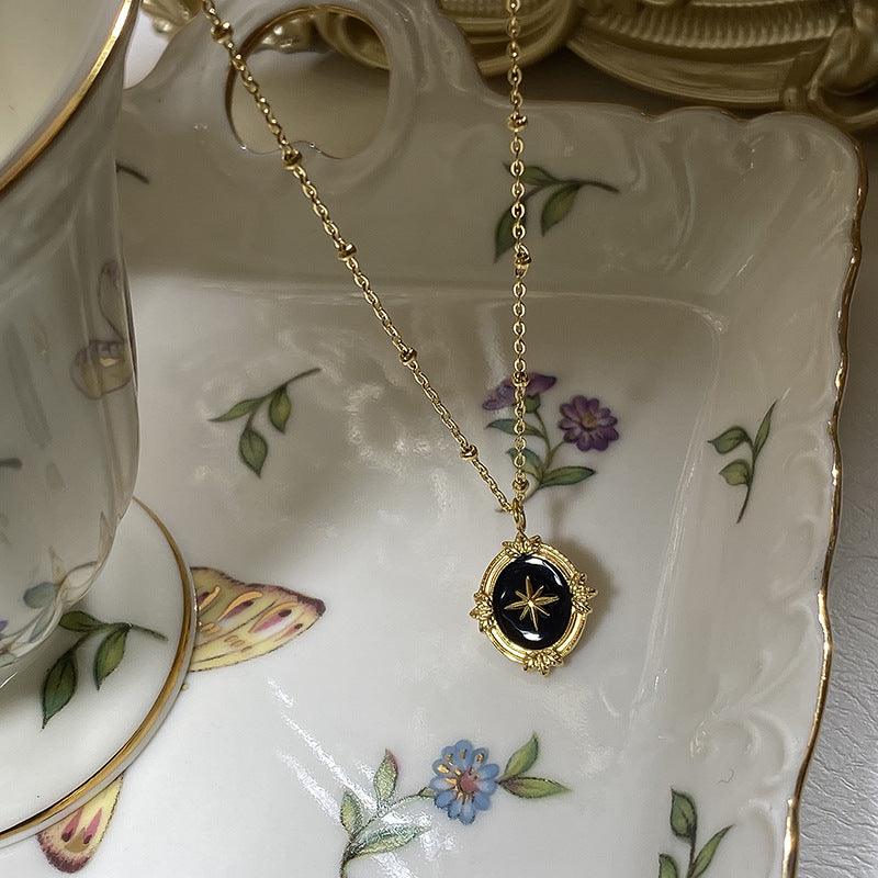 Vintage Polaris Halskette (massives Silber)