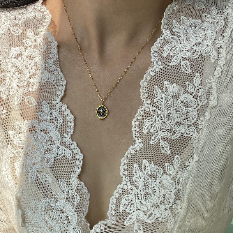 Vintage Polaris Halskette (massives Silber)