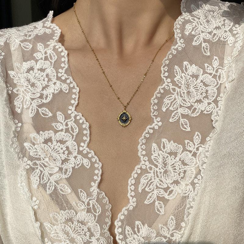 Vintage Polaris Halskette (massives Silber)