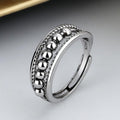 Vintage Silber Spinning Fidget Ring