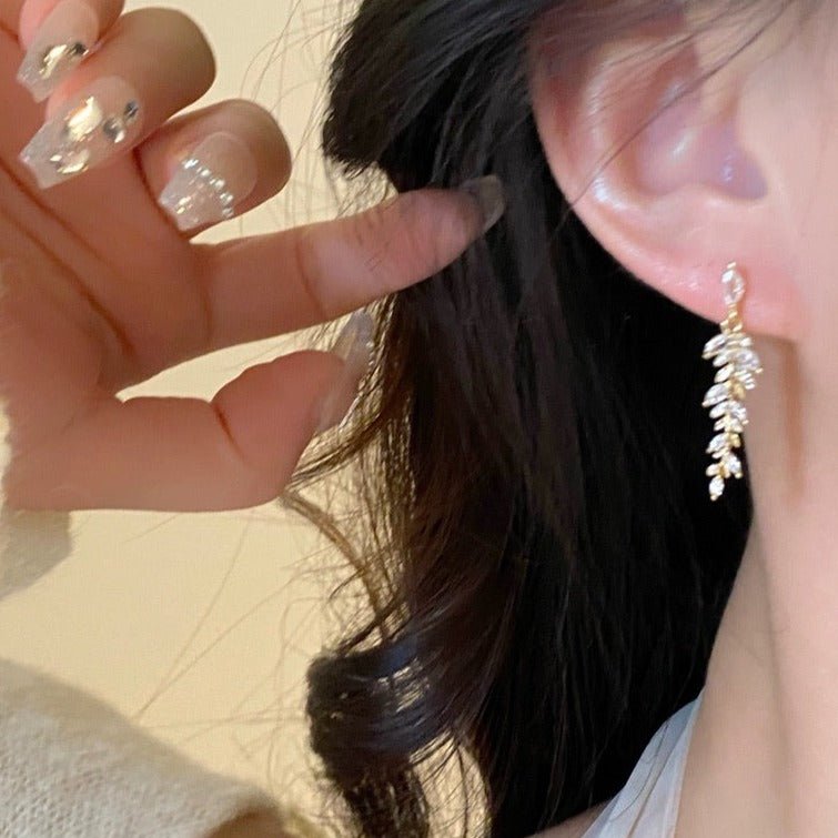 Weidentropfen-Ohrringe