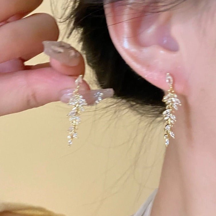 Weidentropfen-Ohrringe