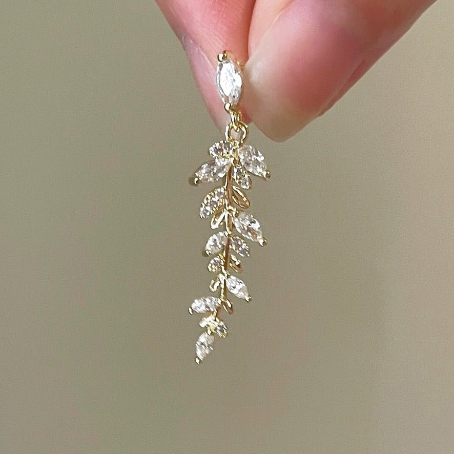 Weidentropfen-Ohrringe