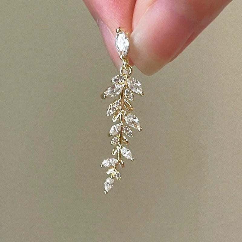 Weidentropfen-Ohrringe