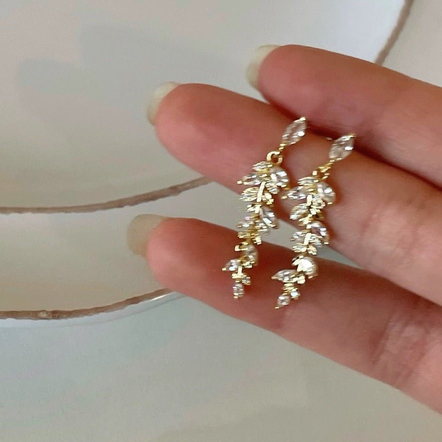 Weidentropfen-Ohrringe