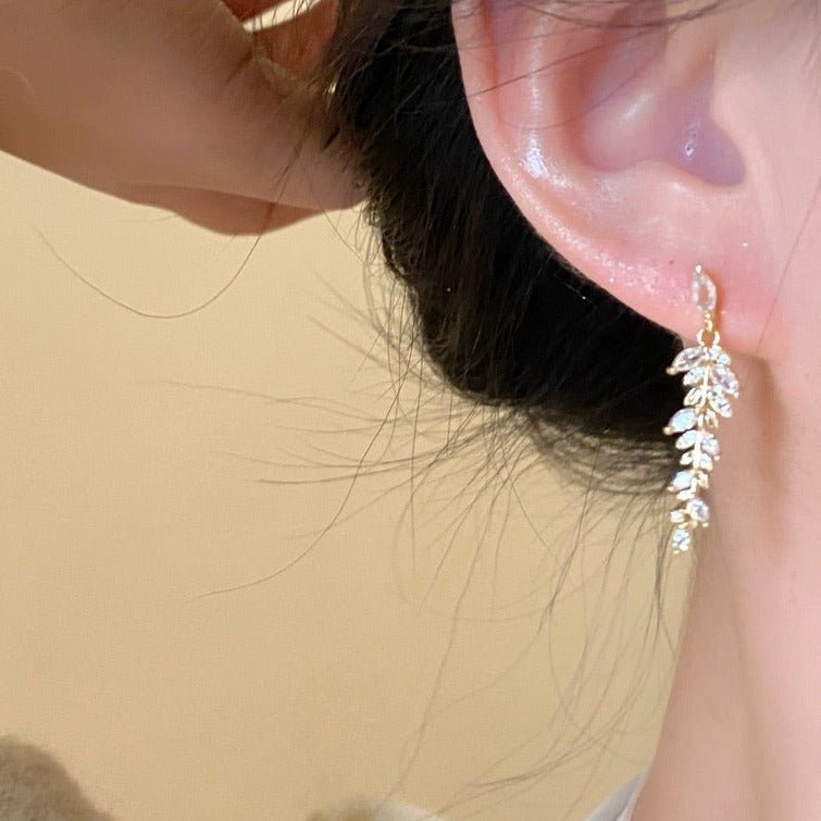 Weidentropfen-Ohrringe