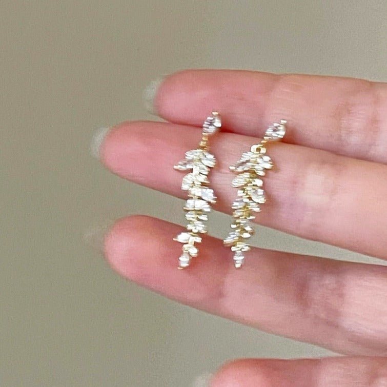 Weidentropfen-Ohrringe