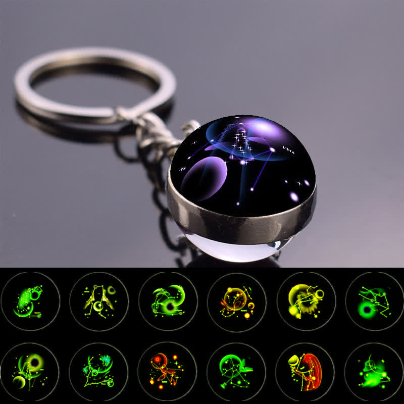Glas 12 Sterne Zodiac Sternenkette