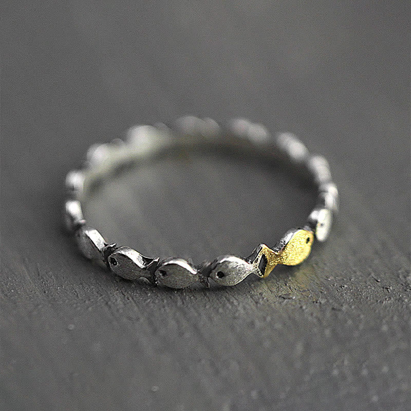 Schwimmen Gegen Den Aktuellen Fischring