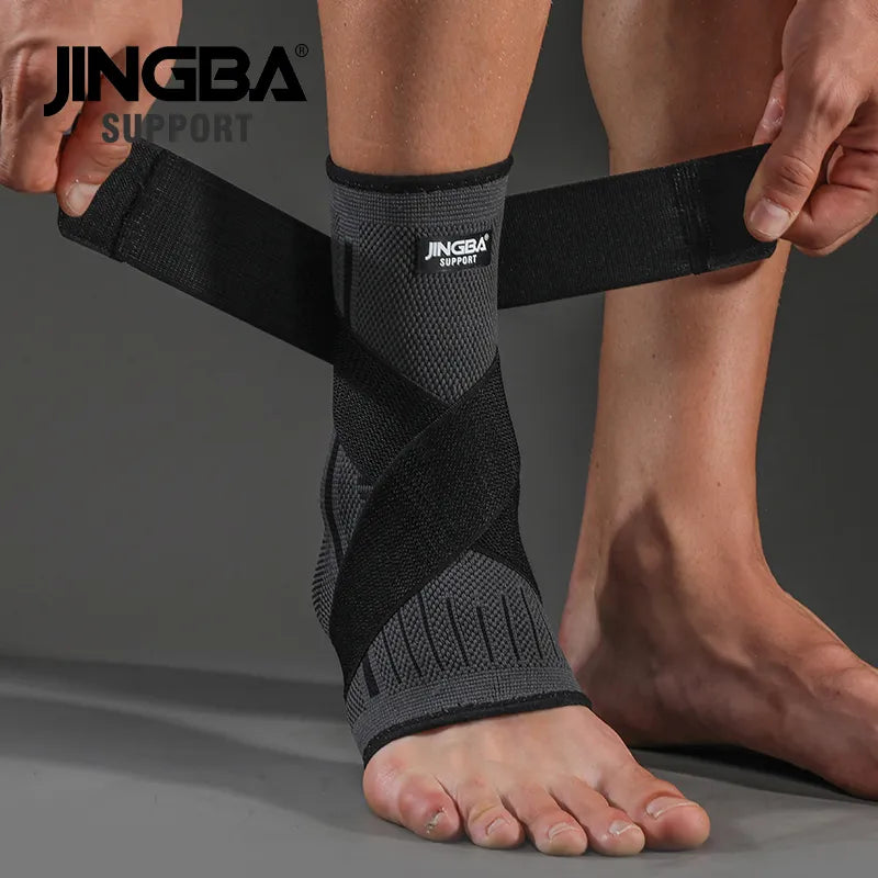 Atmungsaktive Knöchelbandage mit einstellbarer Kompression