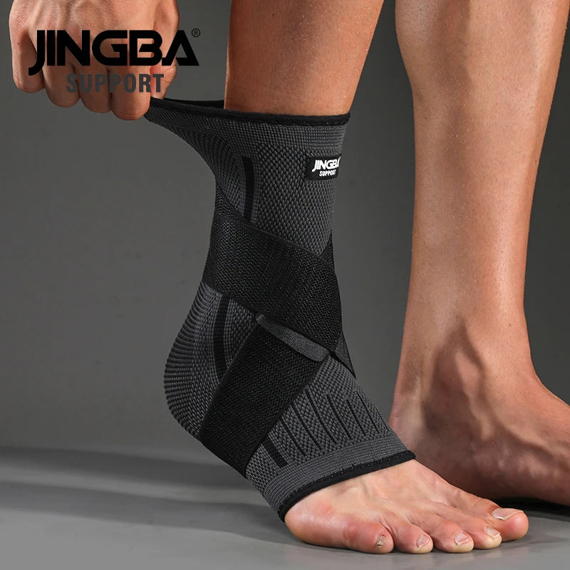 Atmungsaktive Knöchelbandage mit einstellbarer Kompression