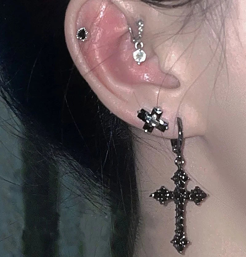 Hochwertige Edelstahl Ohrstecker mit Zirkonia - 1 Zirkonia