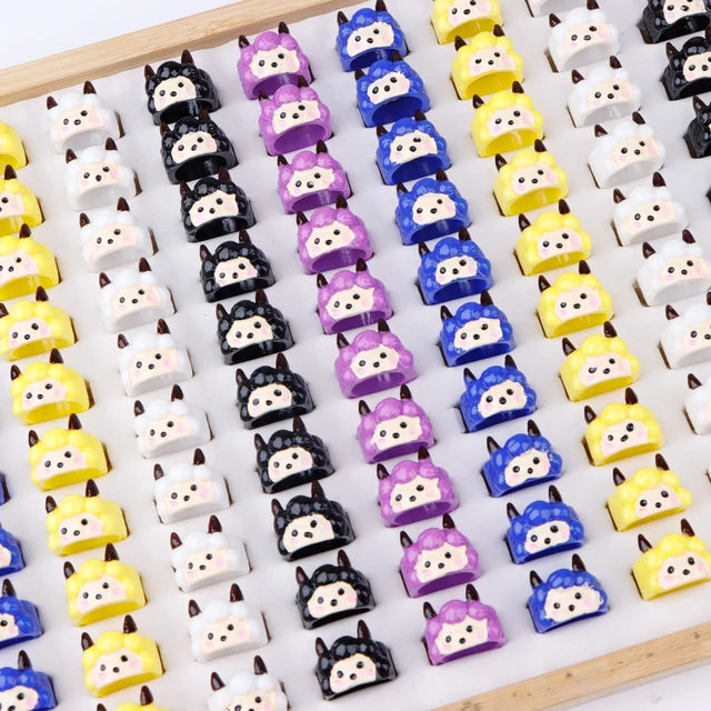 Mode Schöne Bunte Bären Frösche Harz Damenring Mädchen Niedlicher Lustiger Tierfingerschmuck Partygeschenk Gemischter Stil