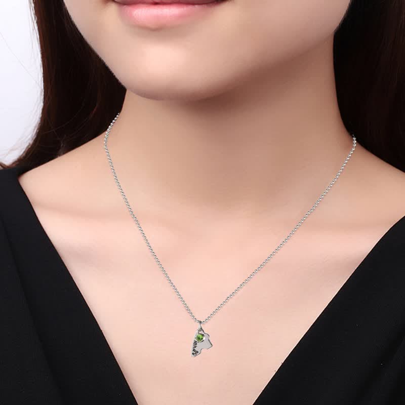 Bester Freund Für Immer Geburtshelfer Puzzle Freundschaft Halskette