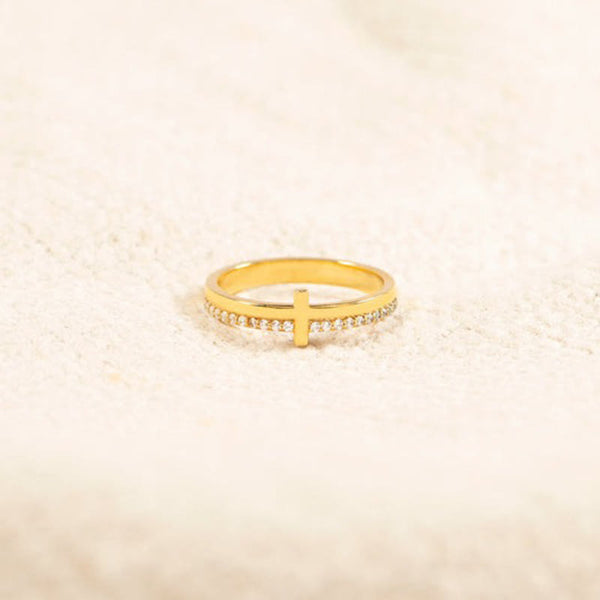 Kostenlos Bete Darauf, Dass Goldener Kreuzring Ring