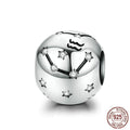 12 Sternbilanzzeichen Sterling Silber Armband Charme