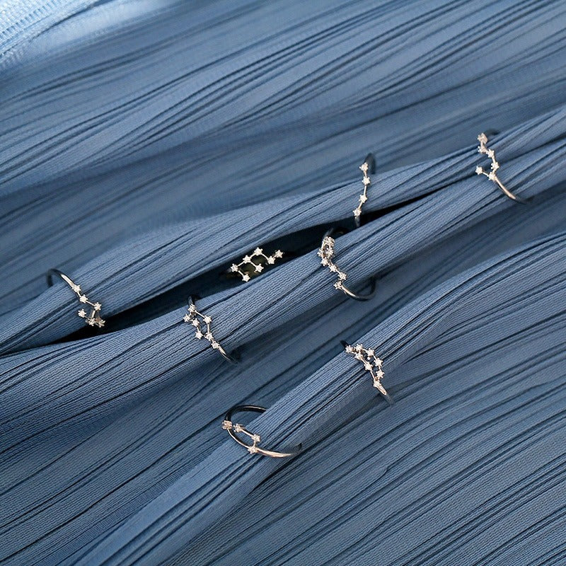 12 Sternbilanzszeichen Zirkonringe