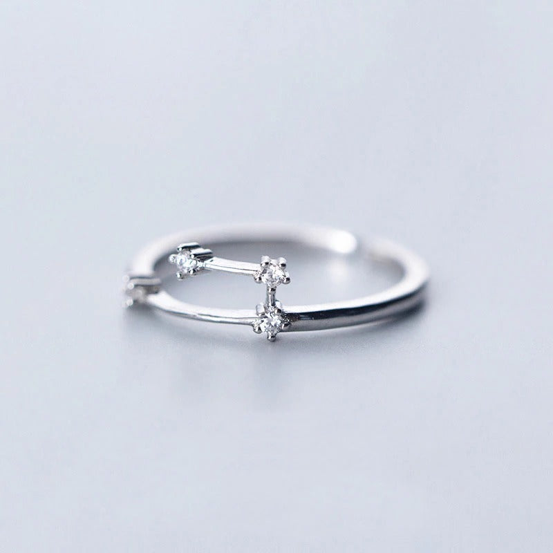 12 Sternbilanzszeichen Zirkonringe