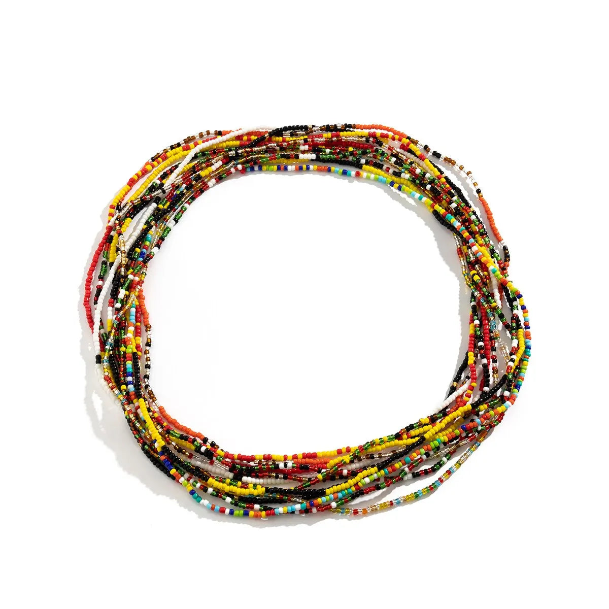 Bohemian Seed Beads Waist Chain for Women | Elastic Belly Belt Y2K Body Jewelry