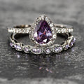 Amethyst -Stapelring