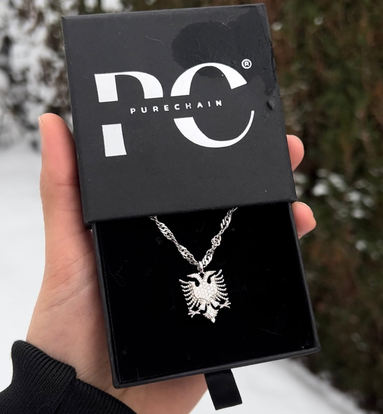 Länder Wappen Kette | Armband und Halskette | 18 Karat Vergoldung | Set