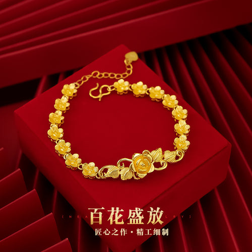 Armband mit Blumendekor