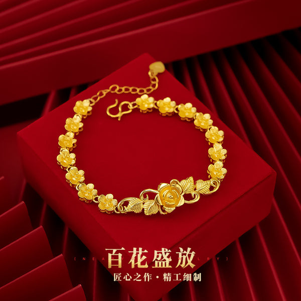 Armband mit Blumendekor