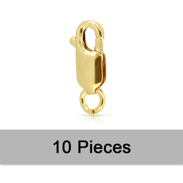 Hochwertige Schmuckherstellungszubehörteile und -zubehör | Goldgefüllte Verschlüsse für Schmuckherstellung