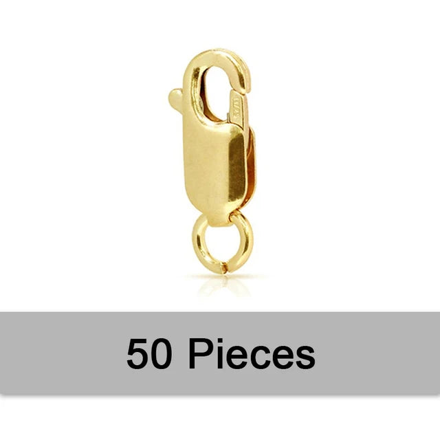 Hochwertige Schmuckherstellungszubehörteile und -zubehör | Goldgefüllte Verschlüsse für Schmuckherstellung